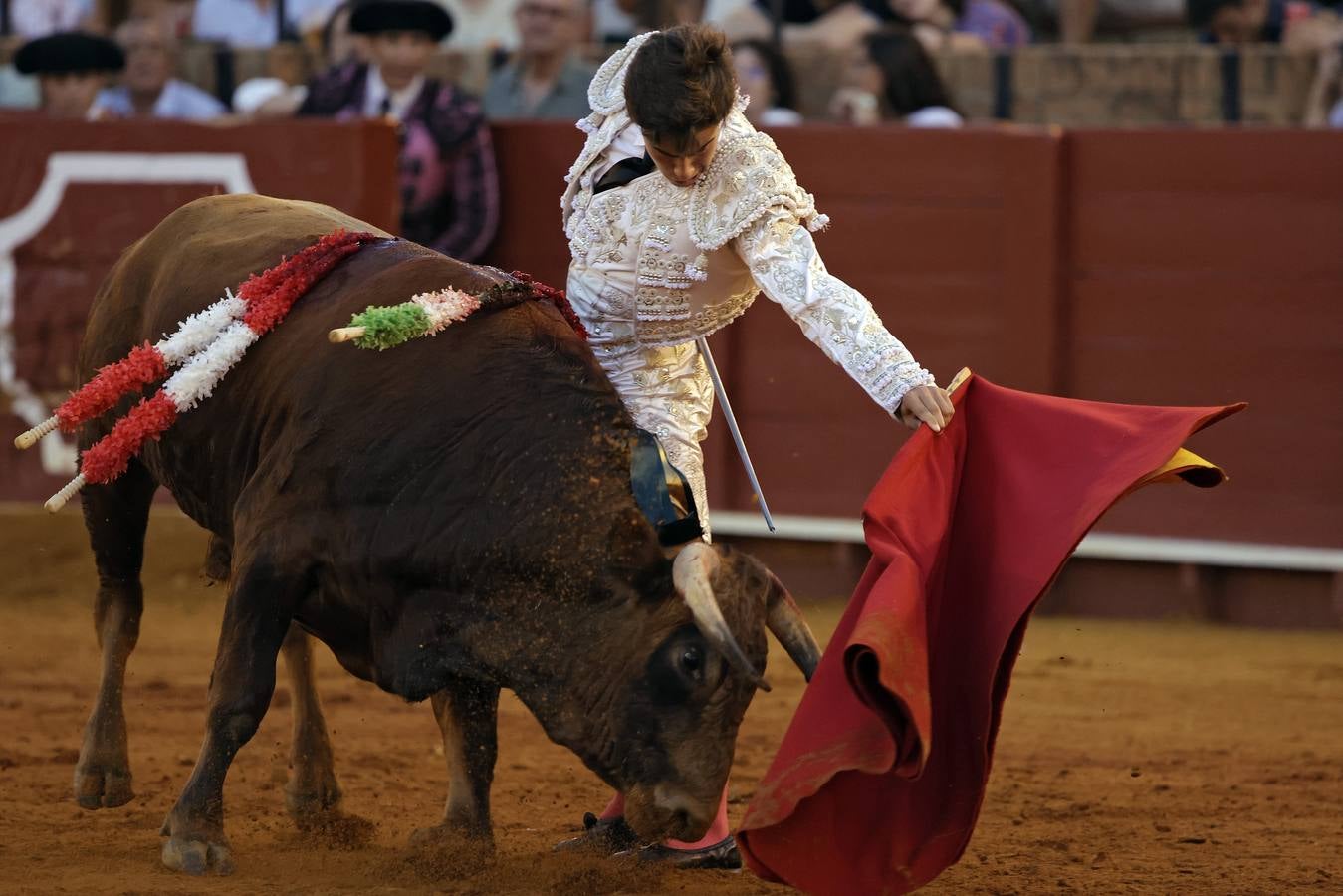 Manuel Quintana, de la Escuela Círculo Taurino de Córdoba, vuelta tras petición de oreja