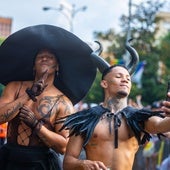 Manifestantes el día del Orgullo
