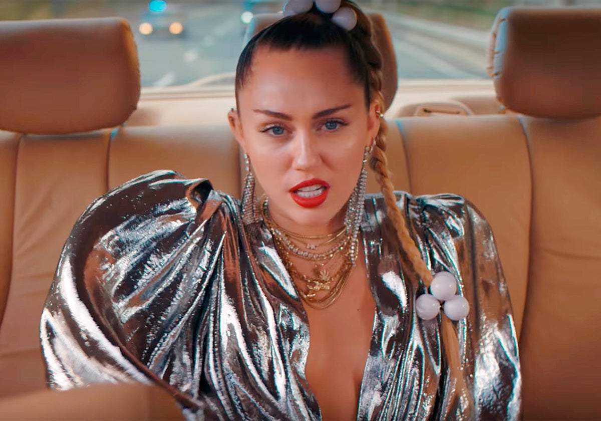 La cantante Miley Cyrus