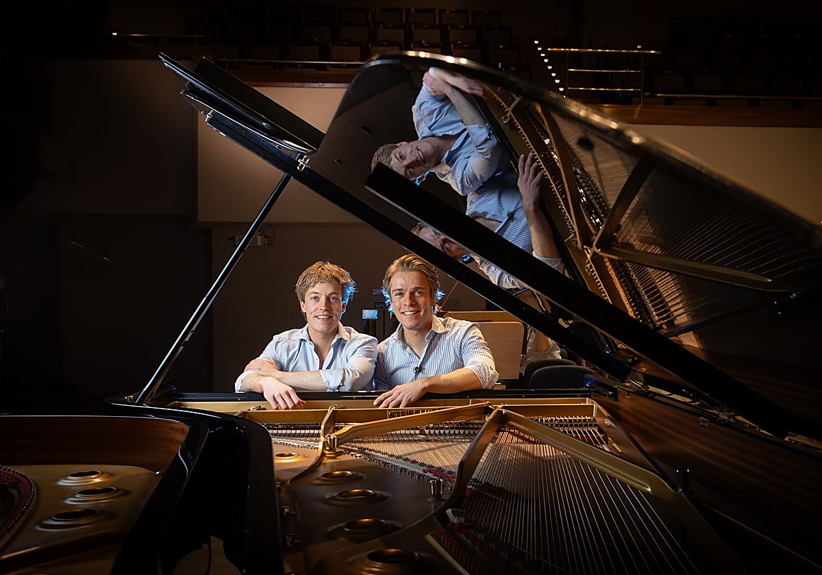 Los hermanos Jussen: con el piano en las manos y el balón en los pies
