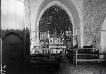 Un retablo gótico dividido y repartido por todo el mundo vuelve a casa ante la euforia local