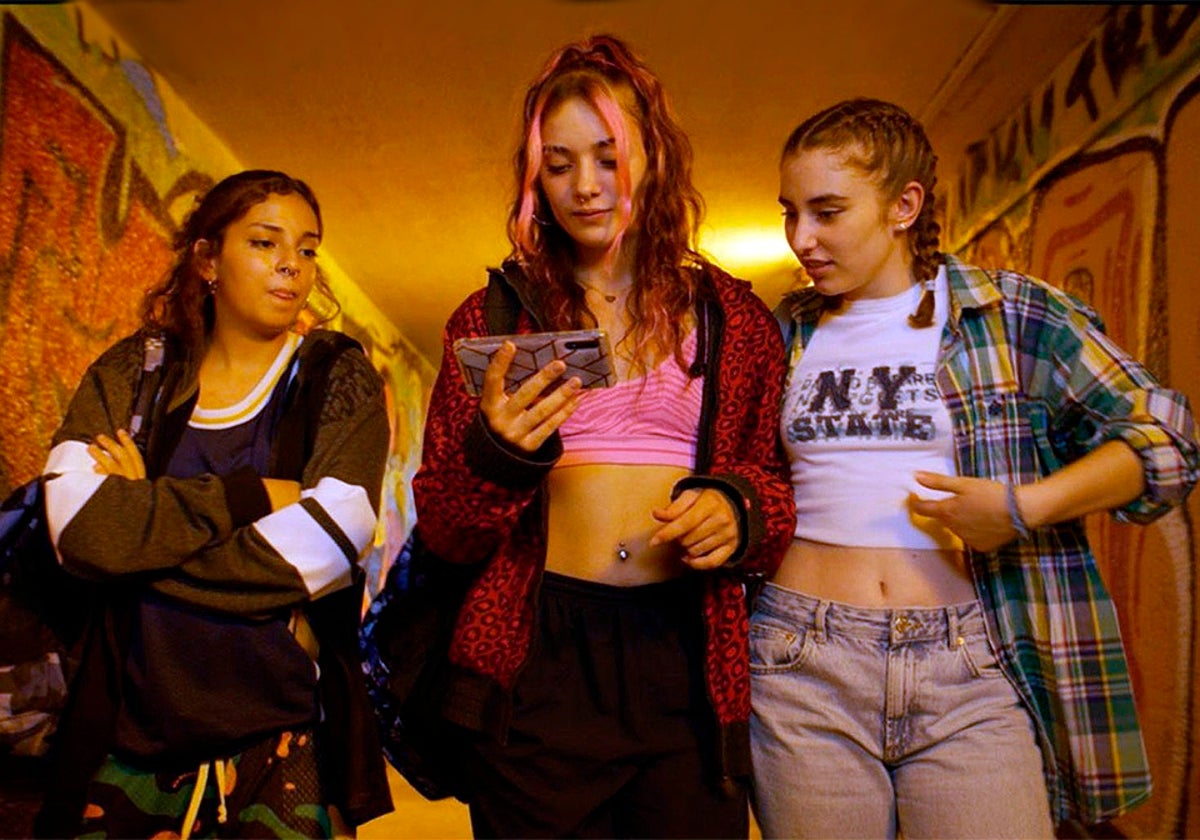 Escena de la serie 'Las chicas de la estación'
