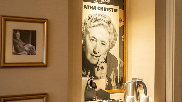 La estela de Agatha Crhistie en los rincones del hotel