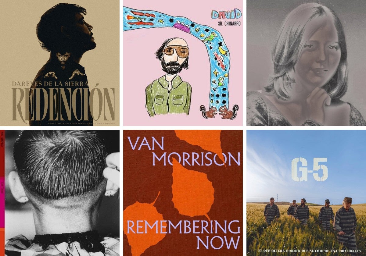 Montaje con algunas de las portadas de los discos seleccionados