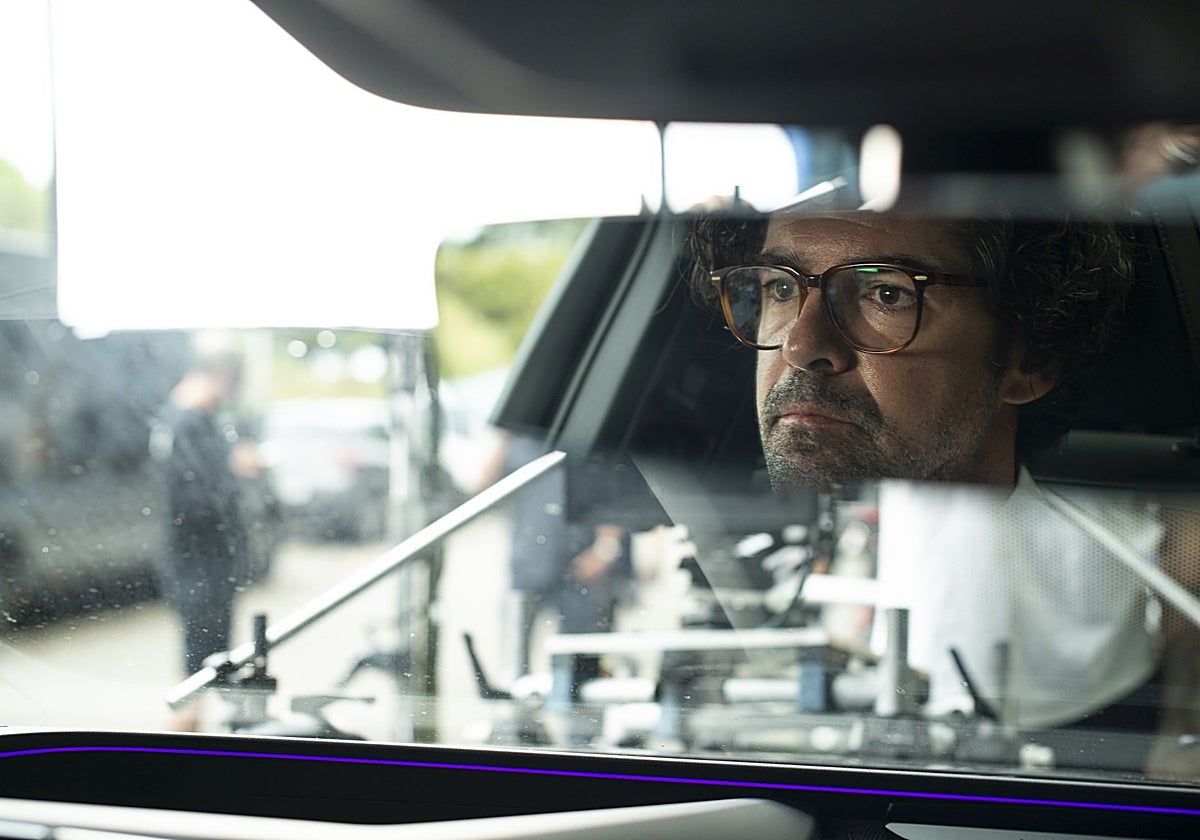 Un momento del rodaje que Miguel Ángel Muñoz filmó en Barcelona