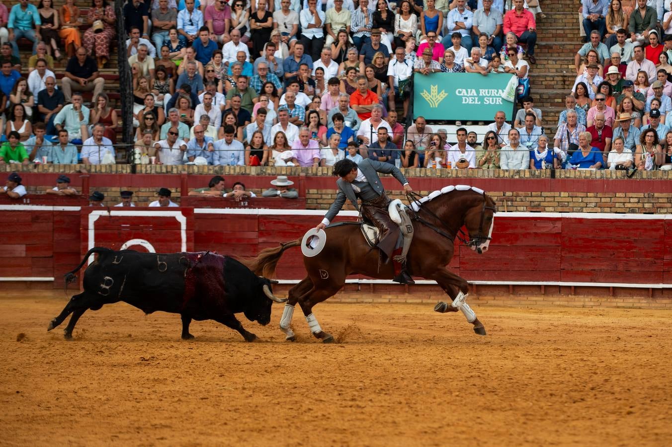 Sergio Galán, Diego Ventura y Andrés Romero pusieron en pie a los tendidos de La Merced