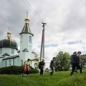 Una jornada en el Camino de Santiago ucraniano