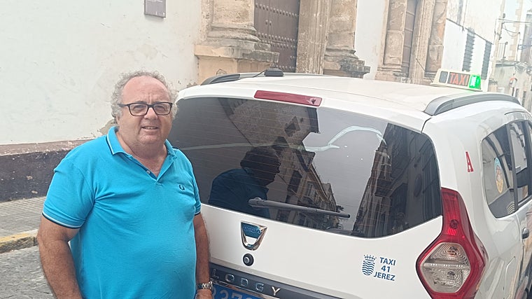 Javier, el taxista de Jerez que se declara roquista