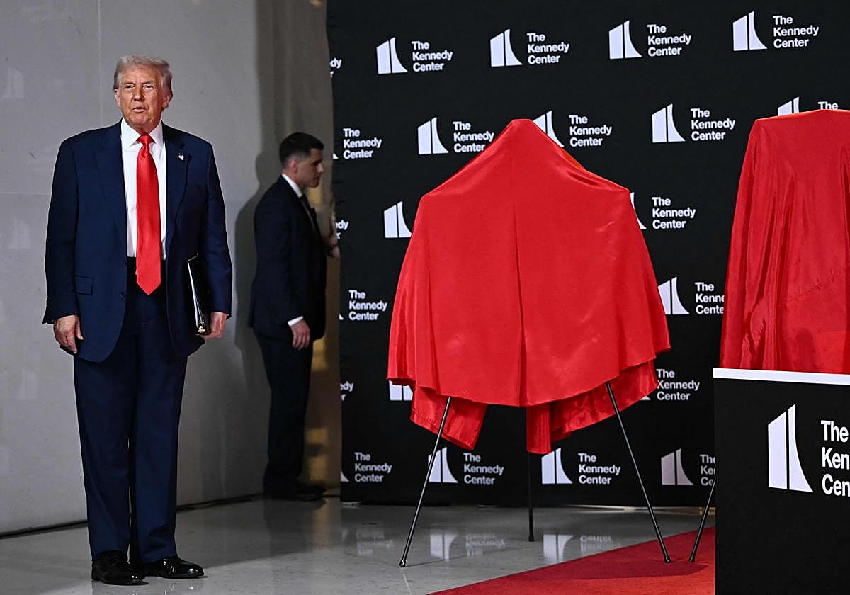 Donald Trump, este miércoles en el Kennedy Center