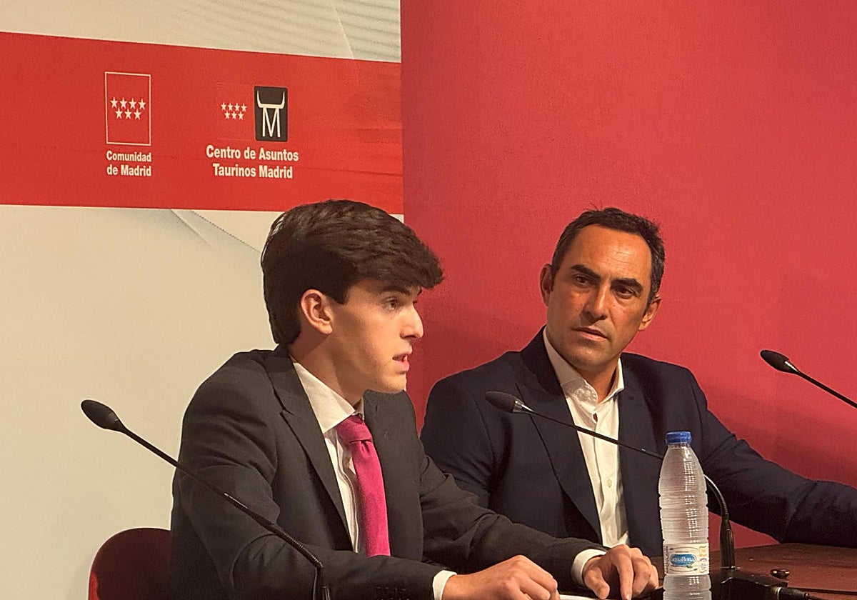 Sergio Rollón en Las Vetas durante la rueda de prensa