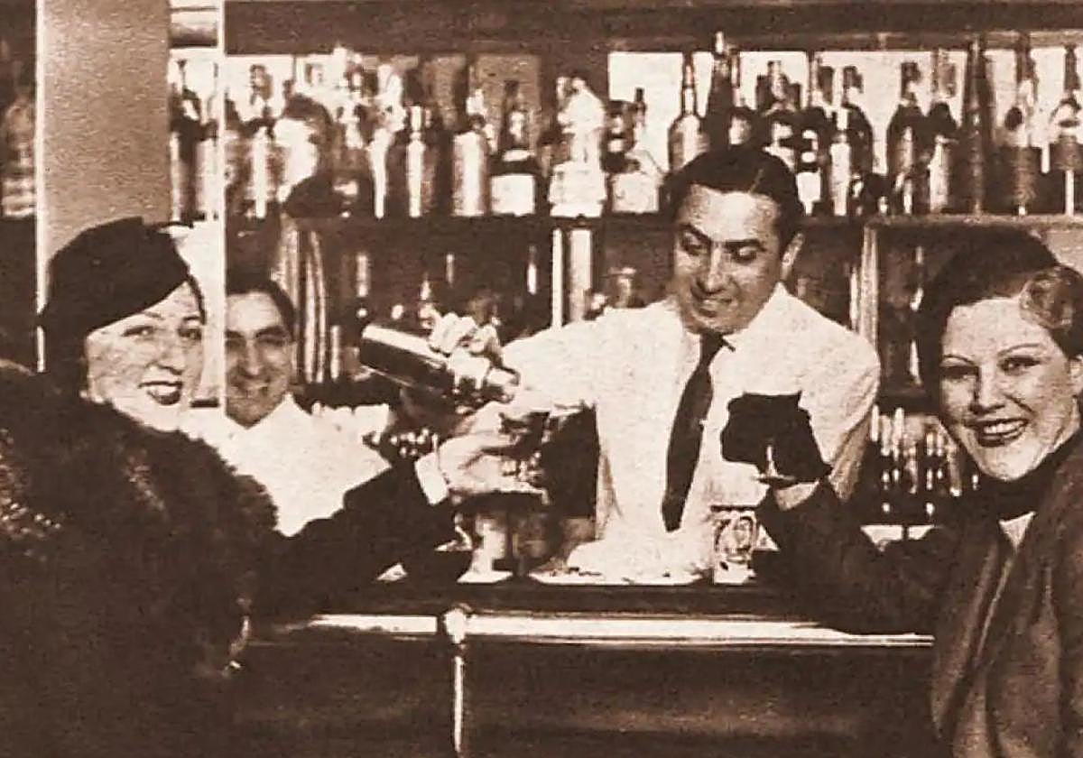 El bar americano de Chicote, que aún sigue en la Gran Vía de Madrid