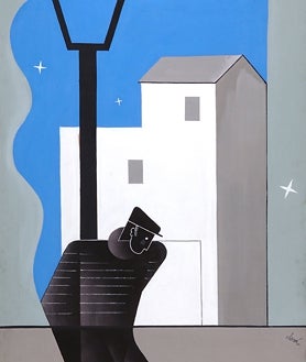 Imagen secundaria 2 - Detalle de 'A antoni Gaudí', de 1968; 'Grand collage', de 1983; y detalle del cartel '¿Y ahora qué?', de 1934