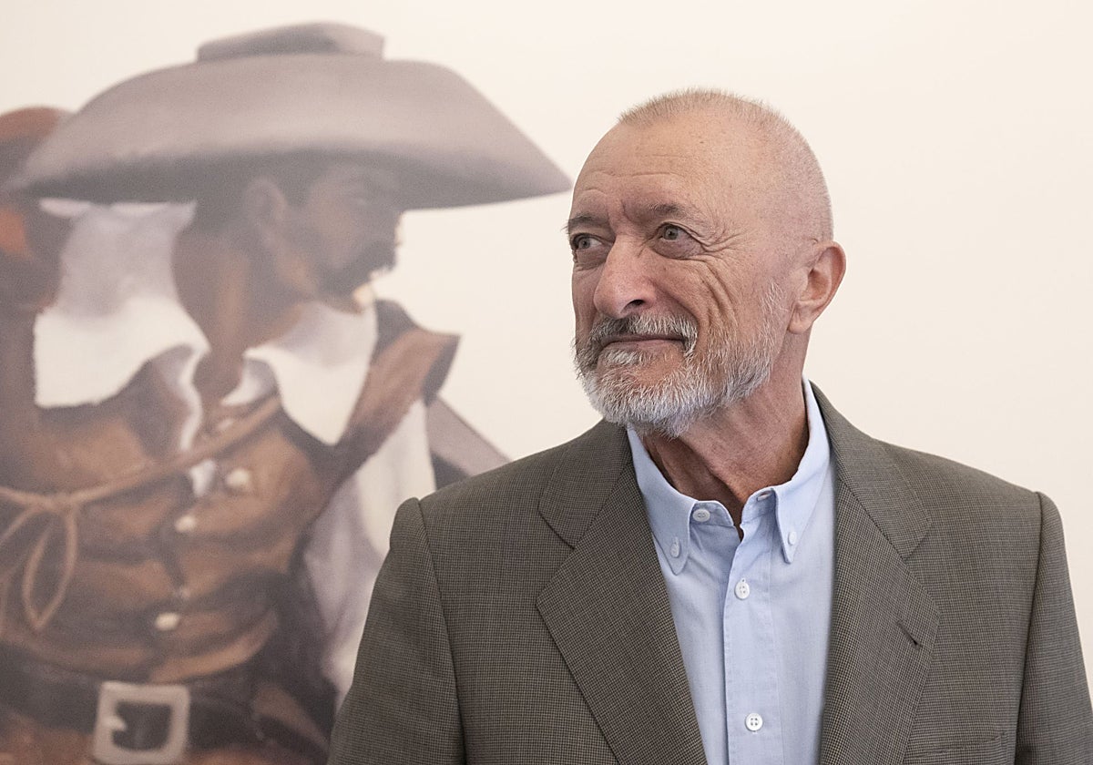 Arturo Pérez-Reverte en la presentación de su nueva novela