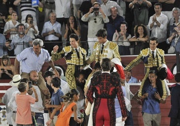 Grandiosa tarde de toros y toreros: Ureña indulta a Diablillo y sale a hombros con Roca Rey, Caballero y Daniel Ruiz