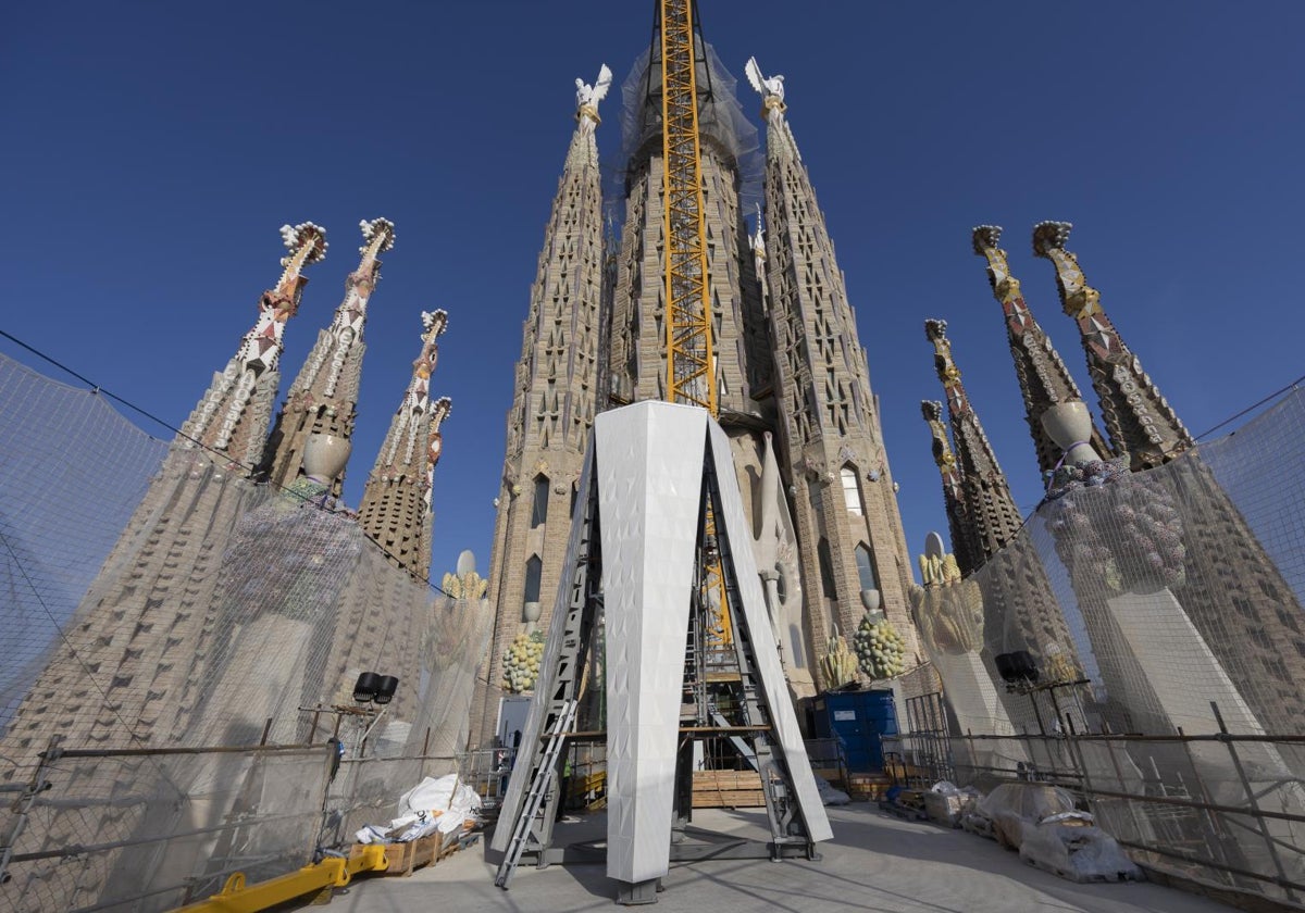 La Sagrada Familia llegará a los 172 metros de altura en junio con la culminación de la Torre de Jesucristo