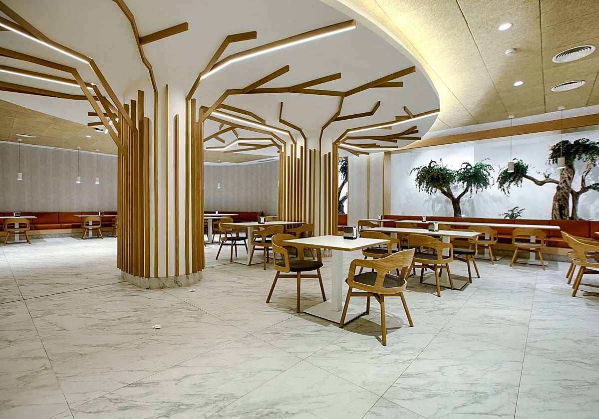 La cafetería del Tanatorio de la M-30