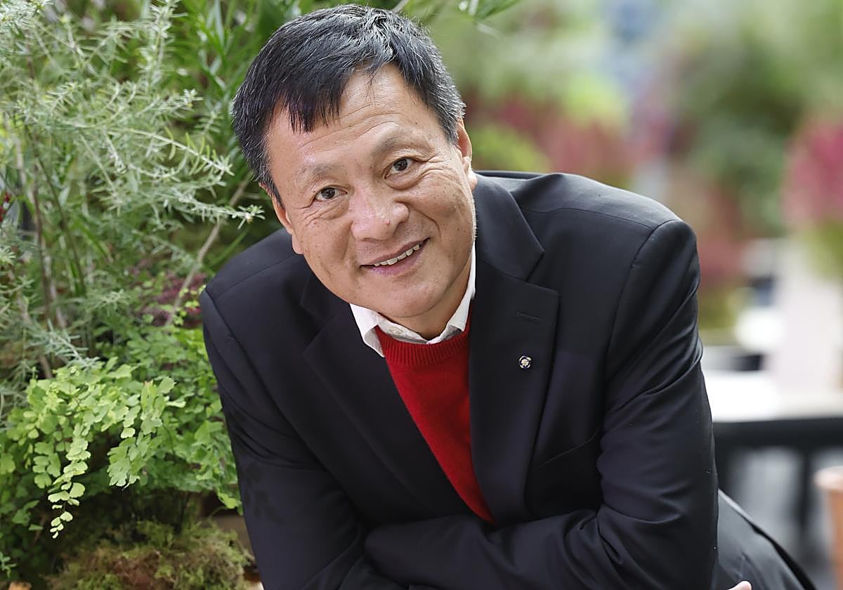 El arquitecto Kongjian Yu, en la Audi Summit for Progress, en Madrid