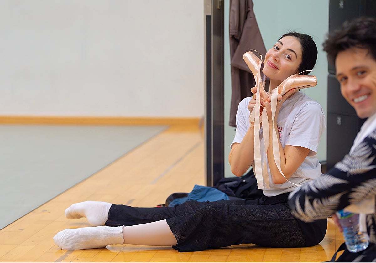 Maia Makhateli, durante una clase en la Gala Somos Arte