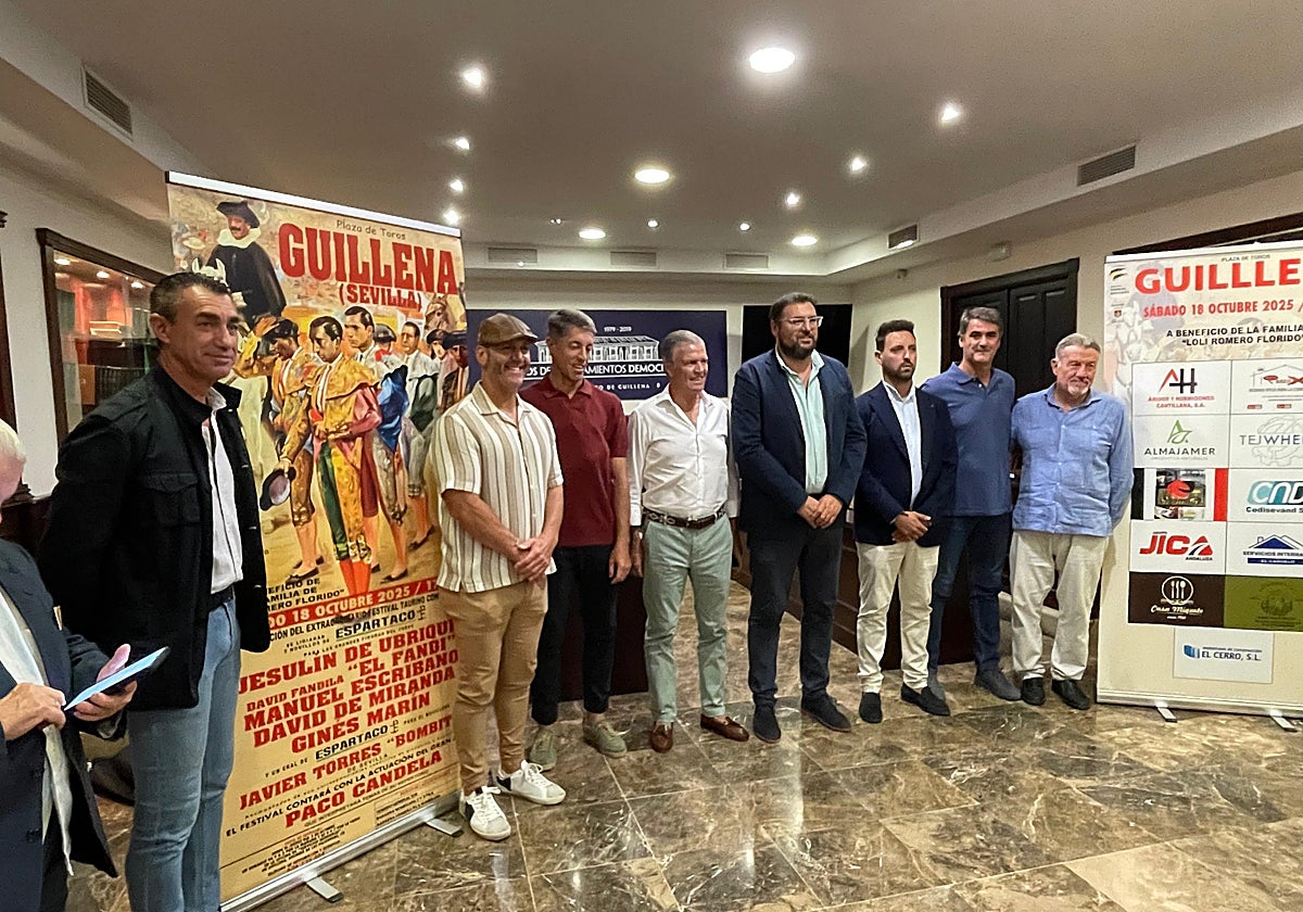 Acto de presentación del III Festival Taurino Benéfico de Guillena