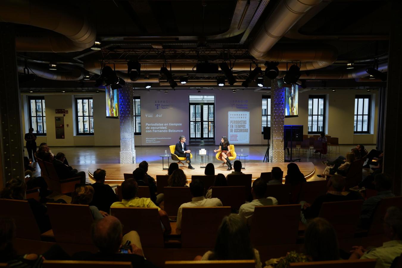 El público asistente llenó el Espacio Fundación Telefónica.