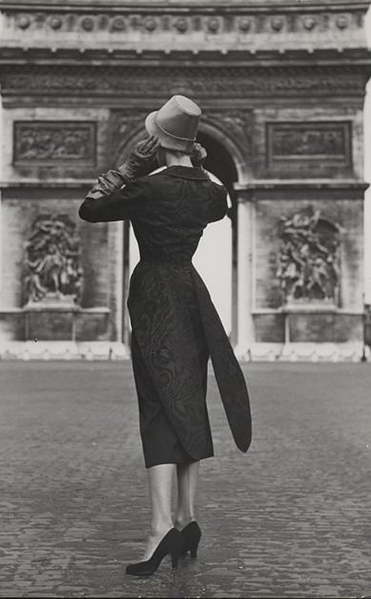 Fotografía de moda, París, años 50