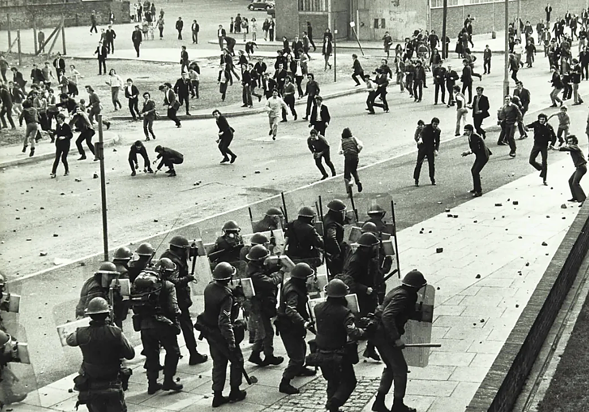 Disturbios en Irlanda del Norte en los años sesenta del pasado siglo
