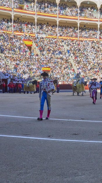 Paseíllo en Las Ventas el pasado domingo