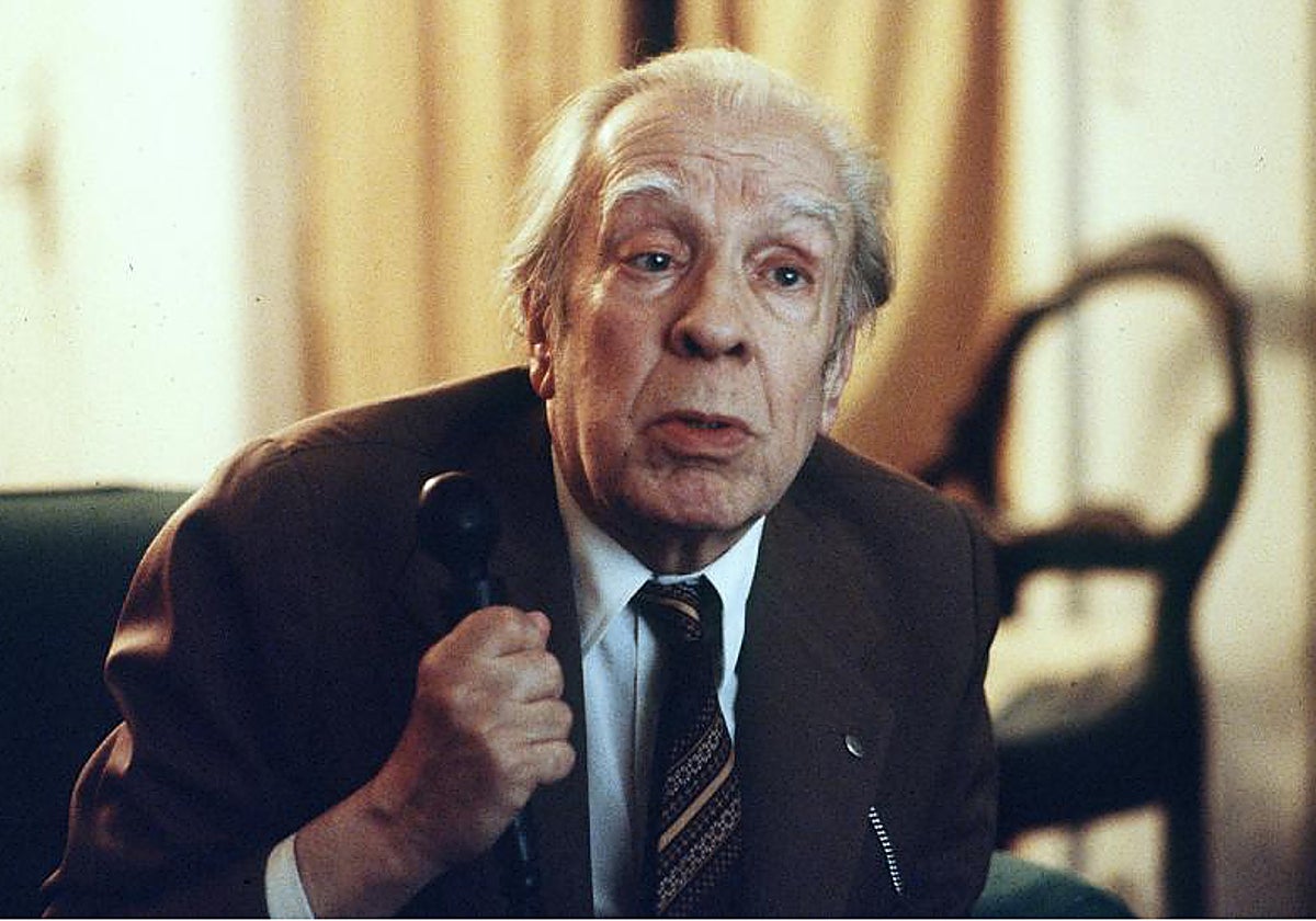 El autor argentino Jorge Luis Borges