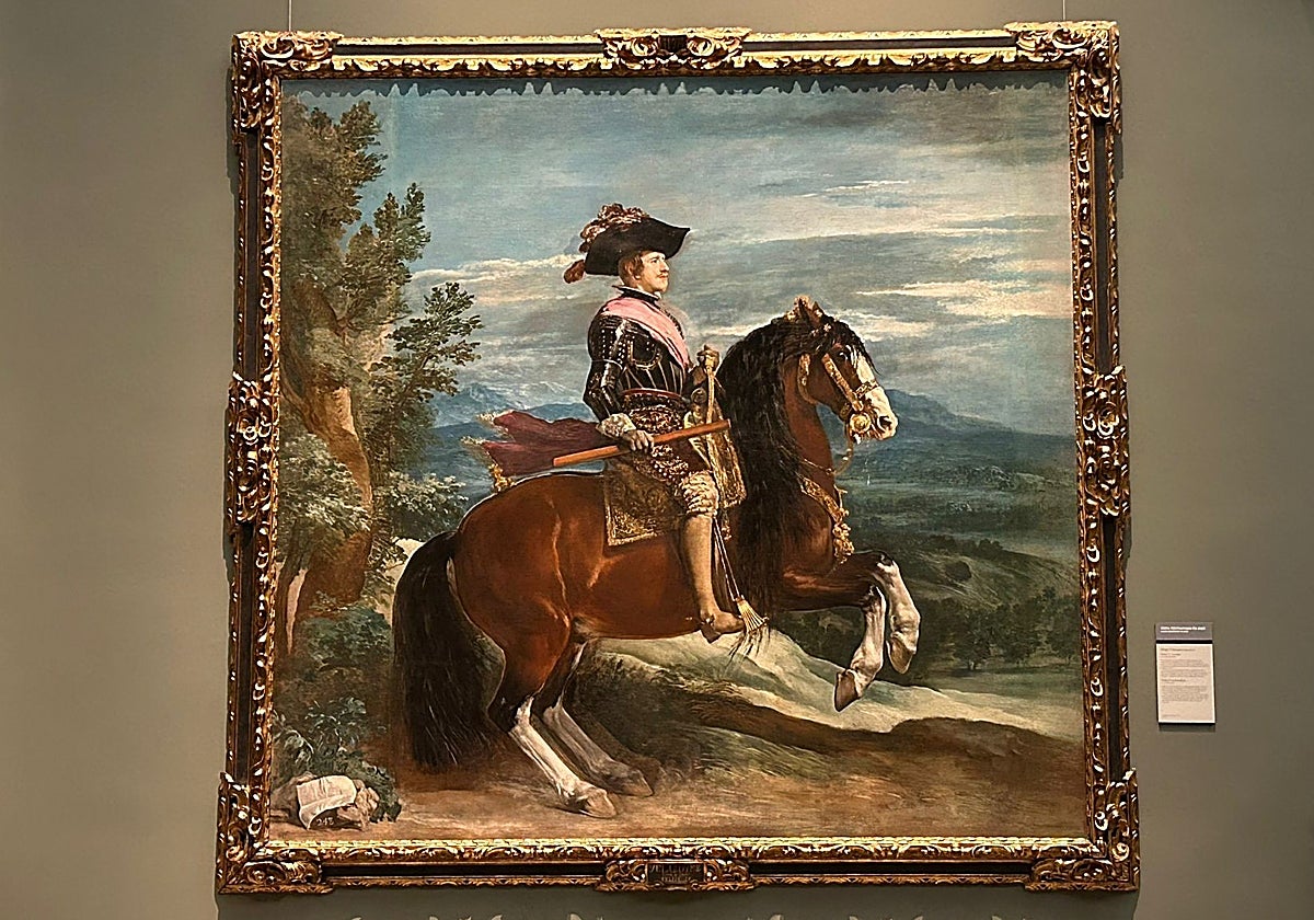 'Felipe IV, a caballo', de Velázquez, tras su restauración