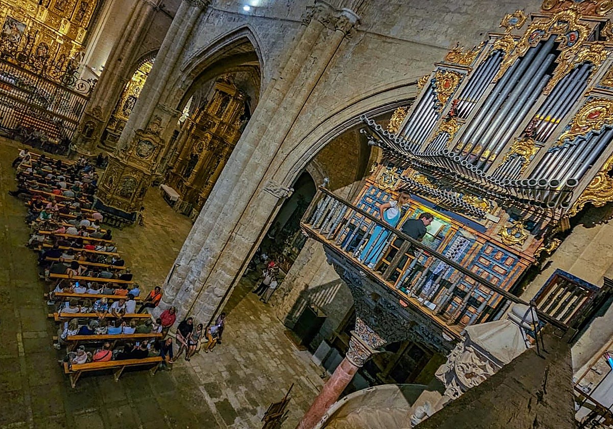 Órgano barroco de la iglesia de Tamara de Campos (Palencia)