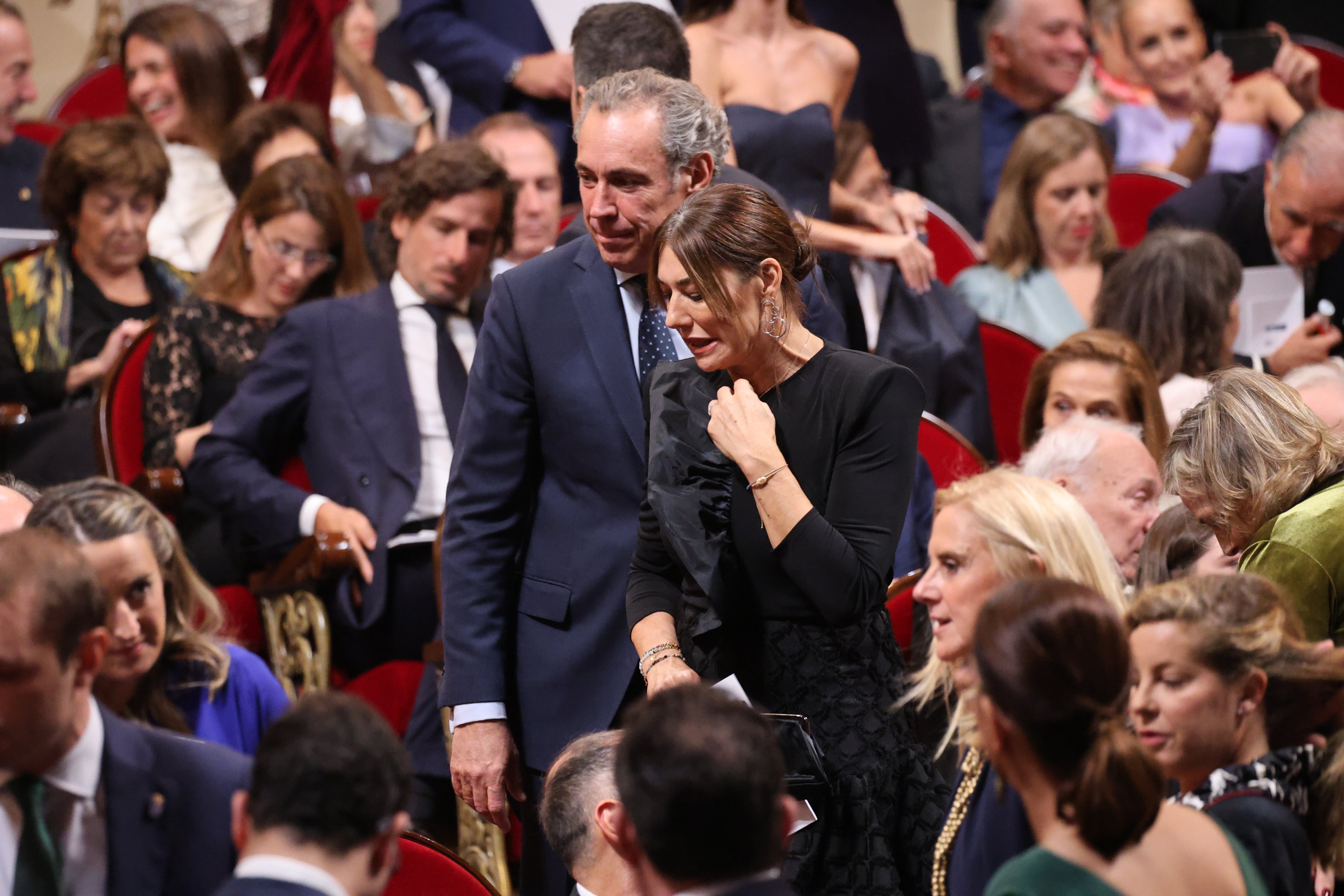 El CEO de Vocento, Manuel Mirat, y la presentadora y modelo Raquel Revuelta. 