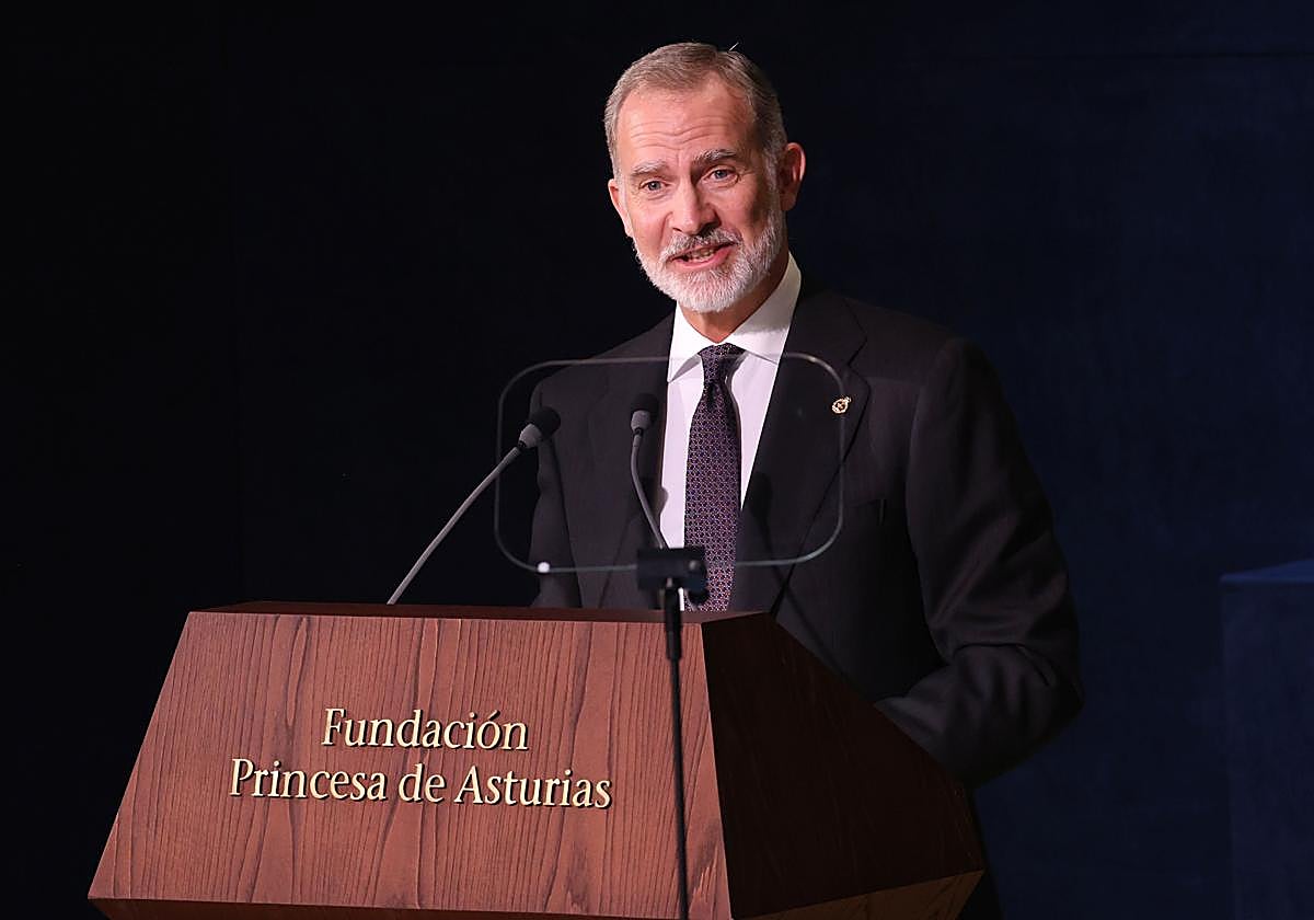 Discurso íntegro del Rey Felipe VI en la entrega de los Premios Princesa de Asturias 2025