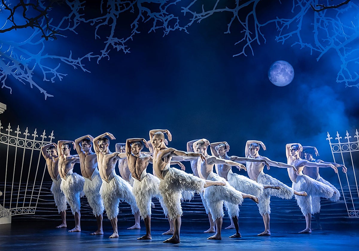 Una escena de 'El lago de los cisnes'