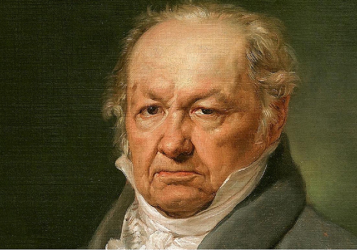 Retrato de Goya por Vicente López Portaña