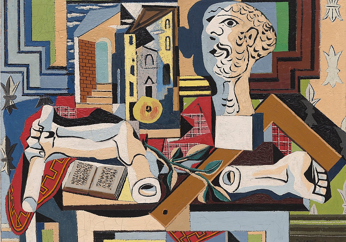 Picasso. 'Estudio con cabeza de yeso'. Juan-les-Pins, verano de 1925. MoMA, Nueva York