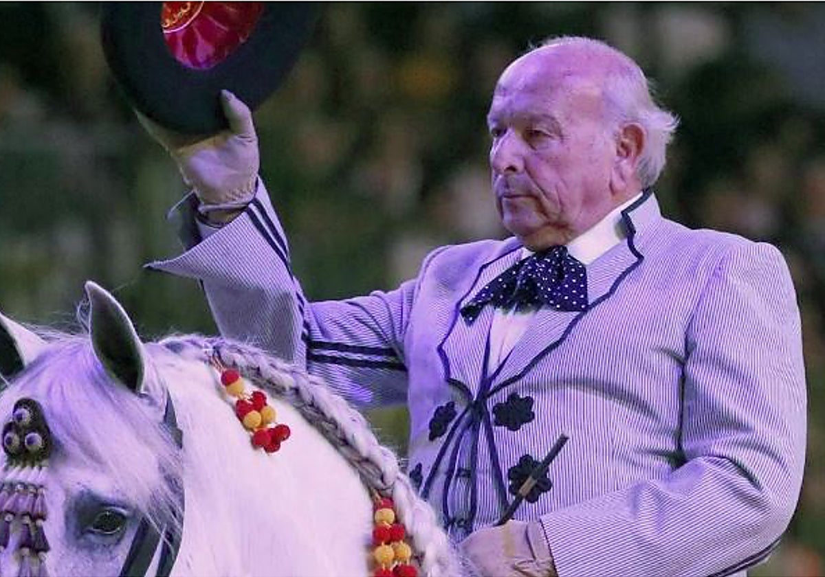 Álvaro Domecq, fundador y patrono de honor de la Real Escuela Andaluza de Arte Ecuestre