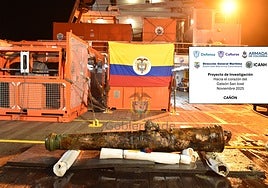 Colombia comienza la extracción de objetos del Galeón San José