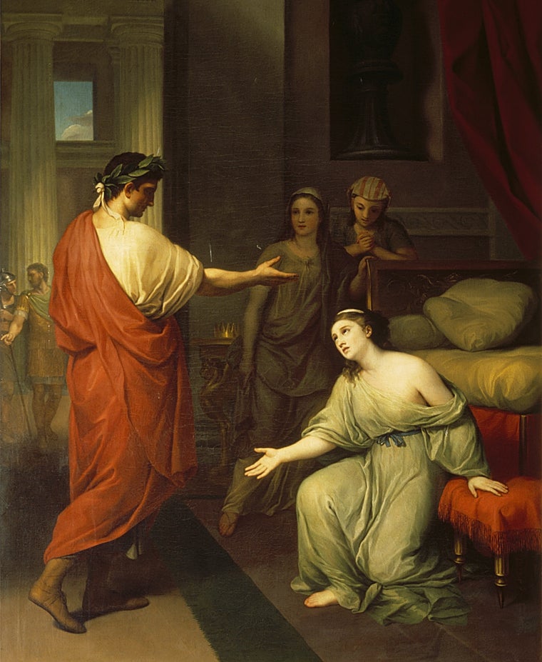 'Octavio y Cleopatra', de Antonio Raphael Mengs