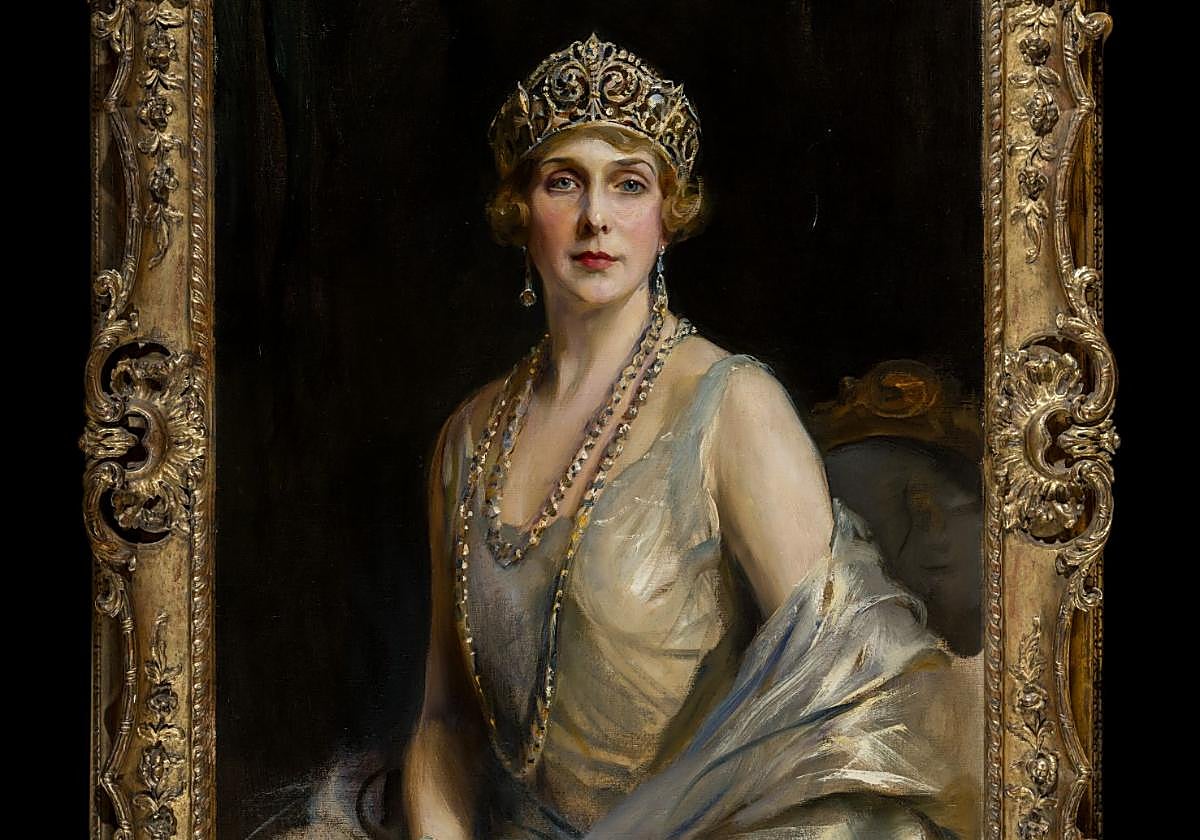 La Reina Victoria Eugenia, retratada por Philip Alexius László de Lombos en 1926