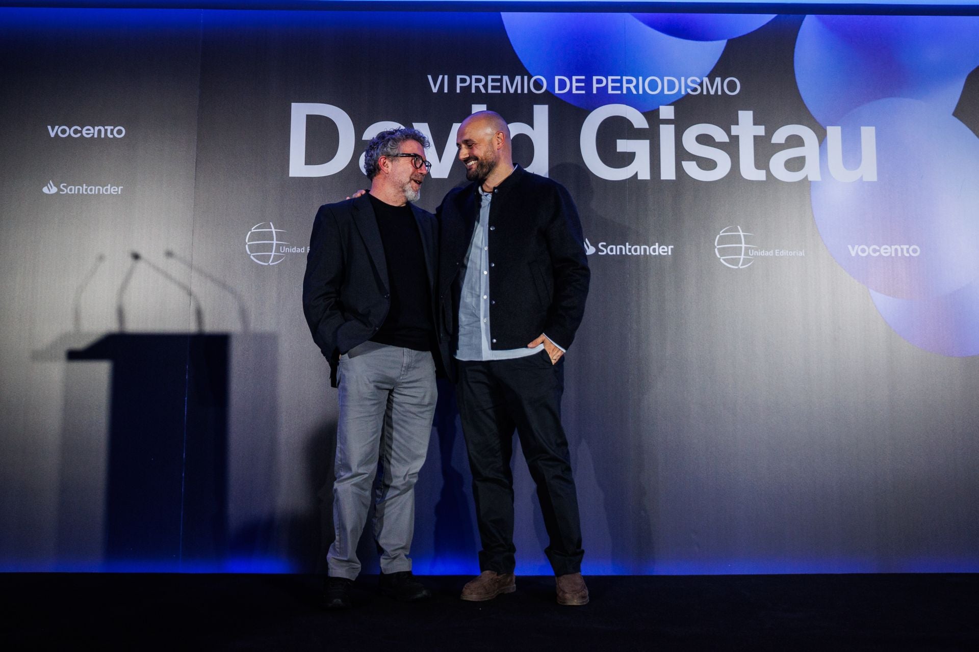 Alberto Di Lolli y Andros Lozano, ganadores del premio Gistau