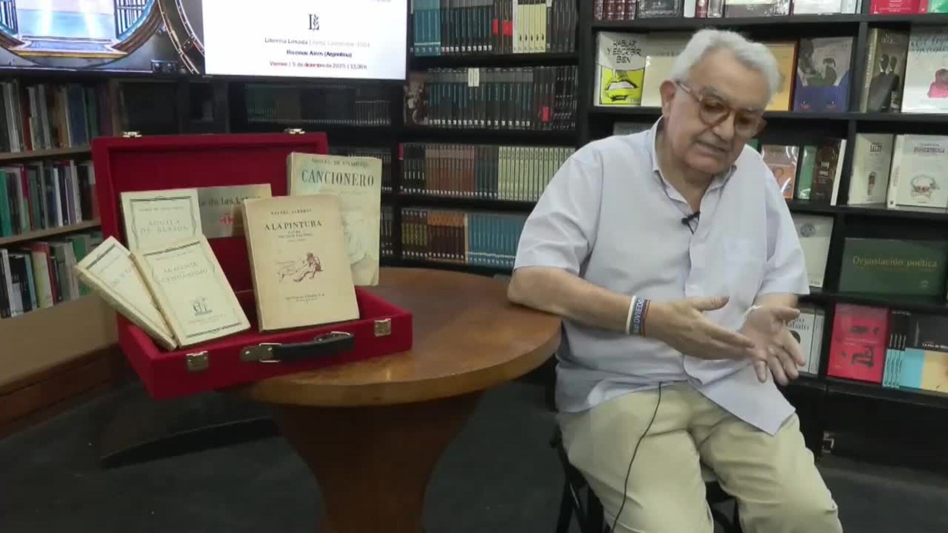 Editorial Losada cede legado a la Caja de las Letras del Instituto Cervantes en Argentina