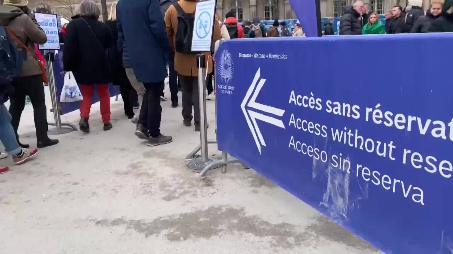 Un año después de su reapertura, Notre Dame supera en visitantes al Louvre y la torre Eiffel