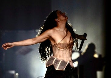 Rosalía en concierto