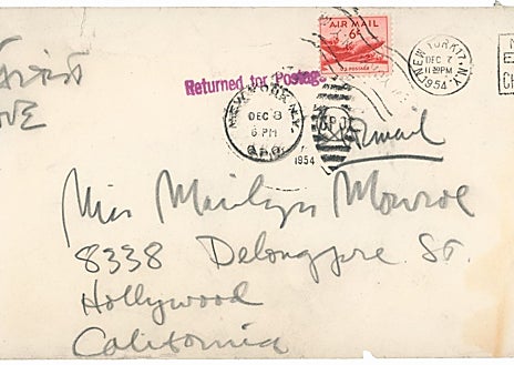 Imagen secundaria 1 - Marilyn Monroe en Roxbury (Connecticut) en 1957 y cartas