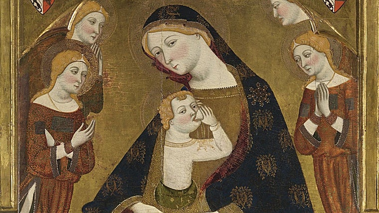 'Virgen de Tobed', de Jaume Serra, 1359-1362. Detalle