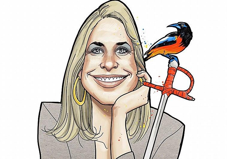 Karina Sainz Borgo, entre dos lealtades