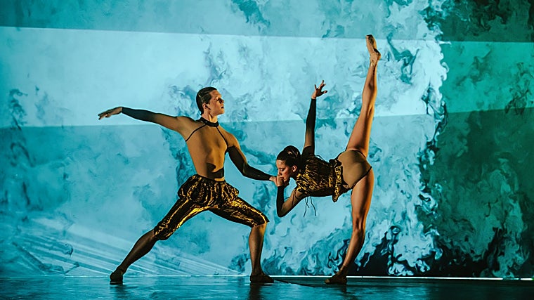 Harris Bell y Leticia Días en 'Woolf Works'