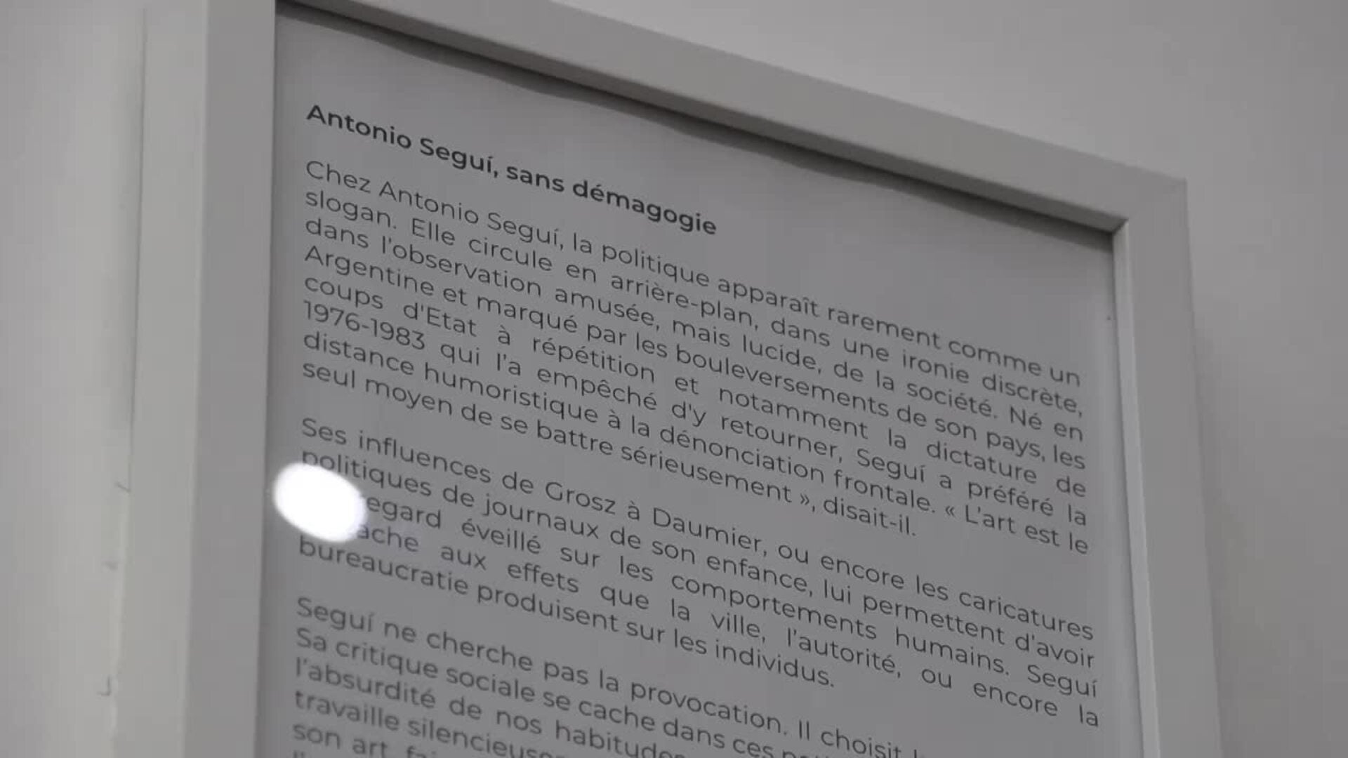Ilustraciones de la colección &quot;Sin demagogia&quot; de Antonio Seguí llegan a París