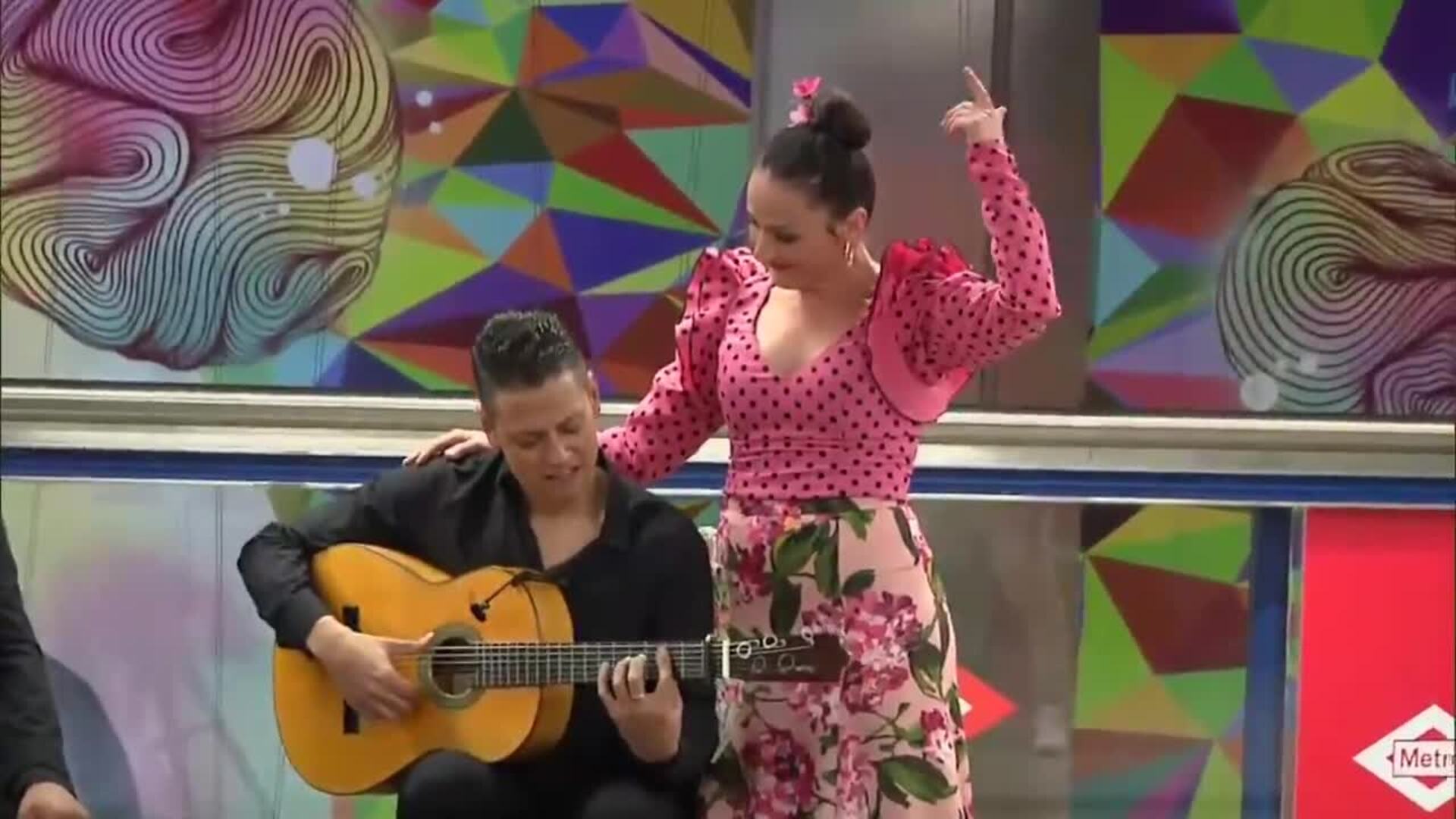 El flamenco también se celebra en el Metro de Madrid