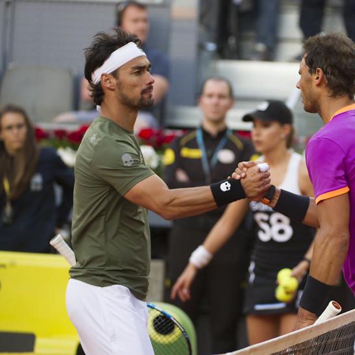 Fognini pone en duda la lesión de Nadal: «No creáis todo lo que leéis»